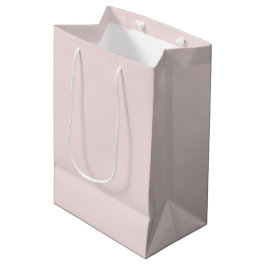 Sacola Para Presentes Média Casamento Cor-de-Rosa Esbranquiçada