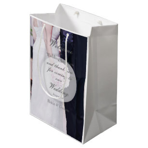 Sacola Para Presentes Média Casamento da noiva & do noivo