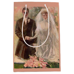 Sacola Para Presentes Média Casamento Edwardian de 1906