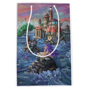 Sacola Para Presentes Média Castelo da sereia