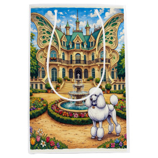 Sacola Para Presentes Média Castelo Papillion ,Poodle