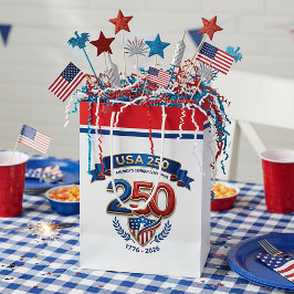 Sacola Para Presentes Média celebração USA 250