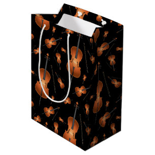 Sacola Para Presentes Média Cello Musical Music Teacher String Orchestra