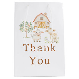 Sacola Para Presentes Média Chá de fraldas da Fazenda