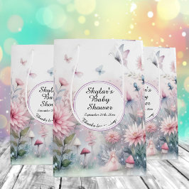 Sacola Para Presentes Média Chá de fraldas de Jardim Láteo