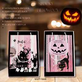 Sacola Para Presentes Média Chá de fraldas "Peek a Boo" de dois lados