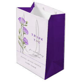 Sacola Para Presentes Média Chá de panela Eustomas Roxo