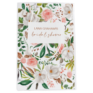 Sacola Para Presentes Média Chá de panela Magnolia Gift Favor Swag Bag L201
