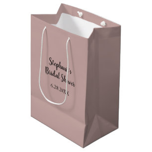 Sacola Para Presentes Média Chá de panela Personalizada De Casamento De Rosa D