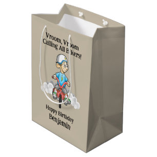 Sacola Para Presentes Média Chamando Todos os Motociclistas