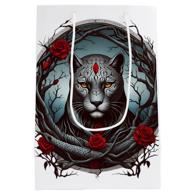 Sacola Para Presentes Média Chaveiro acrílico (Verso)