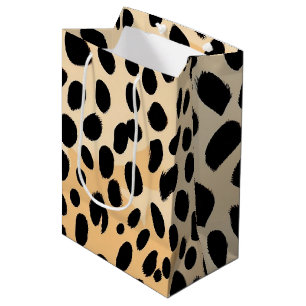 Sacola Para Presentes Média Cheetah Impressão Pattern