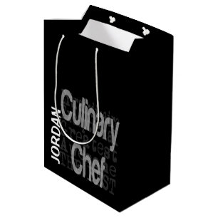 Sacola Para Presentes Média Chef Culinário Extraordinário CLIENTE