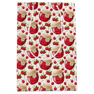 Sacola Para Presentes Média Cherry Jam
