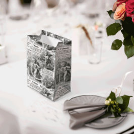 Sacola Para Presentes Média Cherubs in Love Romantic French Toile