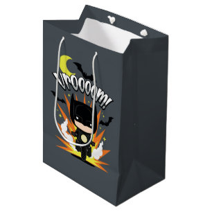 Sacola Para Presentes Média Chibi Batman Batcycle