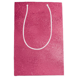 Sacola Para Presentes Média Chic de Glamour Rosa para Chá de Noiva Feminino