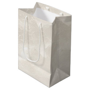 Sacola Para Presentes Média Chic de Pérolas para Chá de Noiva