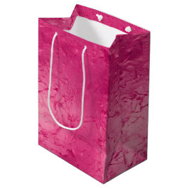 Sacola Para Presentes Média Chic Glamour Rosa Feminino Pintura Chá de Noiva