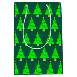 Sacola Para Presentes Média Christmas Tree