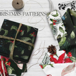 Sacola Para Presentes Média Christmass