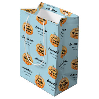 Sacola Para Presentes Média Chuva de Bênçãos do Pequeno Abobrinha
