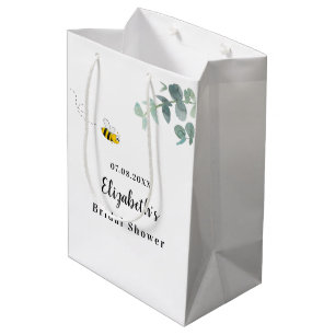 Sacola Para Presentes Média Chuva de presentes de casamento abelha fofa eucali