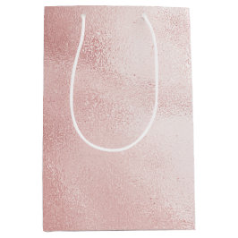 Sacola Para Presentes Média Chuveiro de Noiva Rosa Bege Glamour Feminino