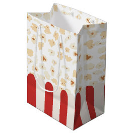 Sacola Para Presentes Média Cinema Retro Popcorn