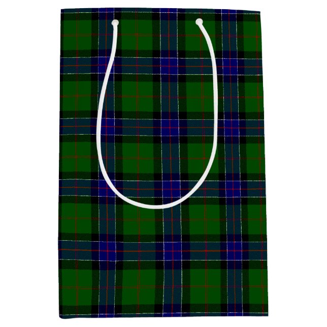 Sacola Para Presentes Média Clan Sinclair Tartan (Frente)