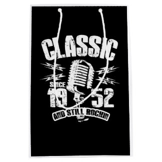 Sacola Para Presentes Média Clássico desde 1952 e ainda Rockin