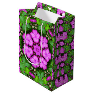 Sacola Para Presentes Média Clematis Kaleidoscope