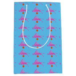 Sacola Para Presentes Média Coelho sobre a Superlua