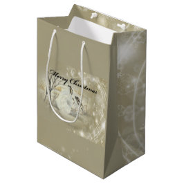 Sacola Para Presentes Média Coelhos/bolsas do presente Natal dos coelhos