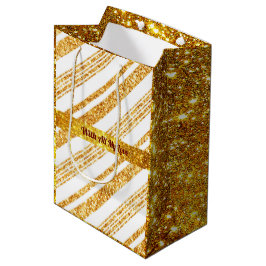 Sacola Para Presentes Média Coleção de faixas populares de Boho com Brilho Bra