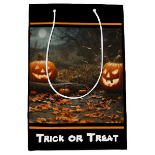 Sacola Para Presentes Média Coleção Noite Feliz de Halloween
