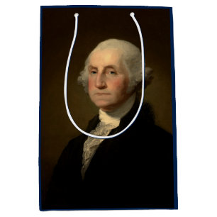 Sacola Para Presentes Média Completou Antheneum George Washington, Stuart