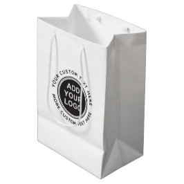 Sacola Para Presentes Média Compro personalizado de logotipo e texto ou favor