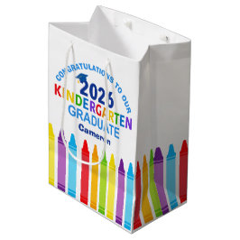Sacola Para Presentes Média Congratulations Kindergarten Graduate Custom Party