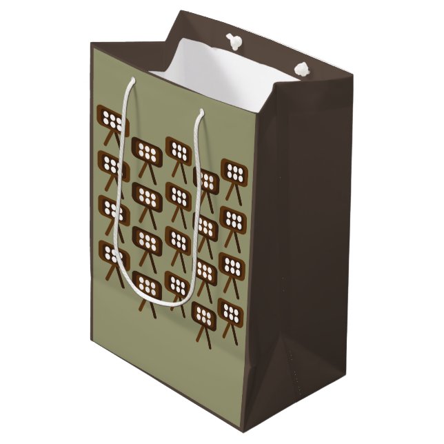 Sacola Para Presentes Média Conjunto de Televisão Decorativo Moderno de Meados (Frente inclinada)