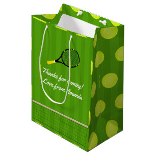 Sacola Para Presentes Média Convidado da Festa de Tênis