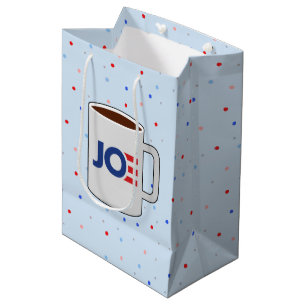 SACOLA PARA PRESENTES MÉDIA COPA DE JOE CAFÉ MUG