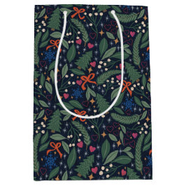 Sacola Para Presentes Média Coração da Floresta - Saco do Presente