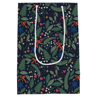 Sacola Para Presentes Média Coração da Floresta - Saco do Presente