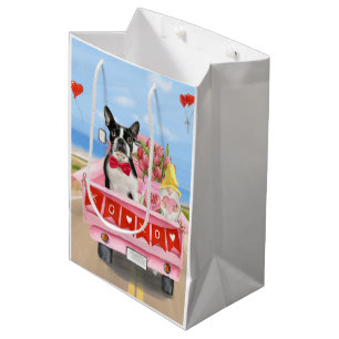 Sacola Para Presentes Média Corações de Caminhão Dia de os namorados de Boston