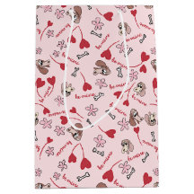 Corações e Design de Padrão de Hounds