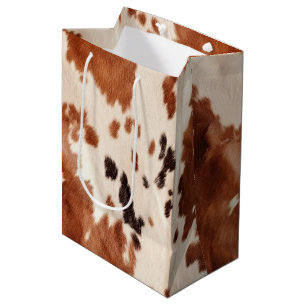 Sacola Para Presentes Média Couto-castanho branco