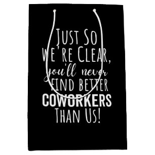 Sacola Para Presentes Média Coworker Goodbye Deslocamento de Colaboradores