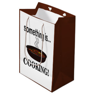 Sacola Para Presentes Média Cozinhar Algo é Cozinhar