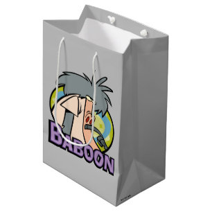 Sacola Para Presentes Média Crachá de Caráter Baboon I.R.